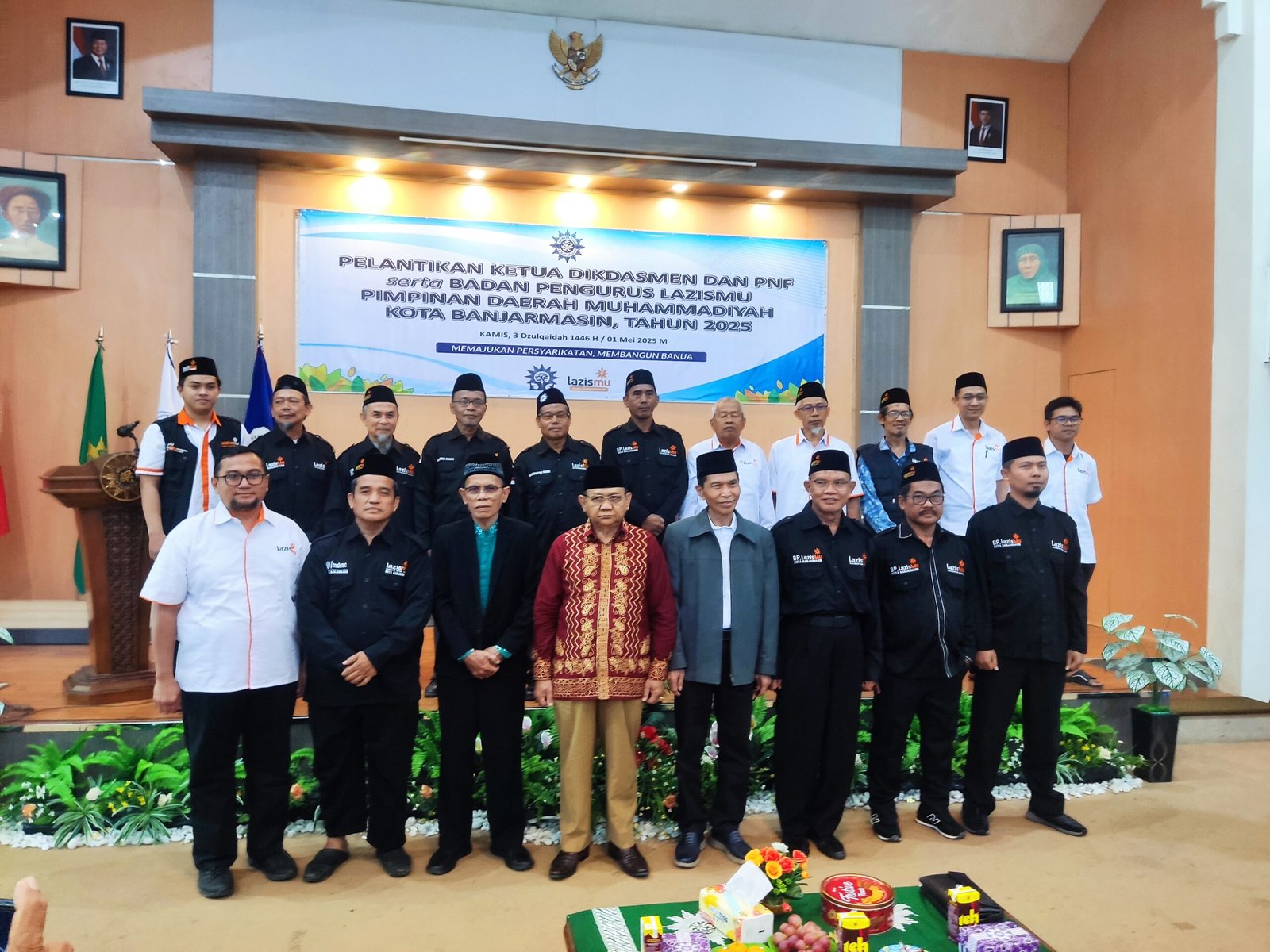 Pelantikan Ketua Majelis Dikdasmen, PNF dan BP LazisMu Kota Banjarmasin