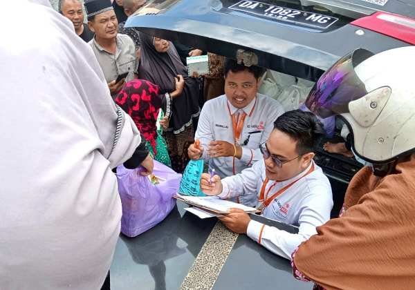 LazisMu Banjarmasin Bagikan 150 Paket Sembako dan Beasiswa